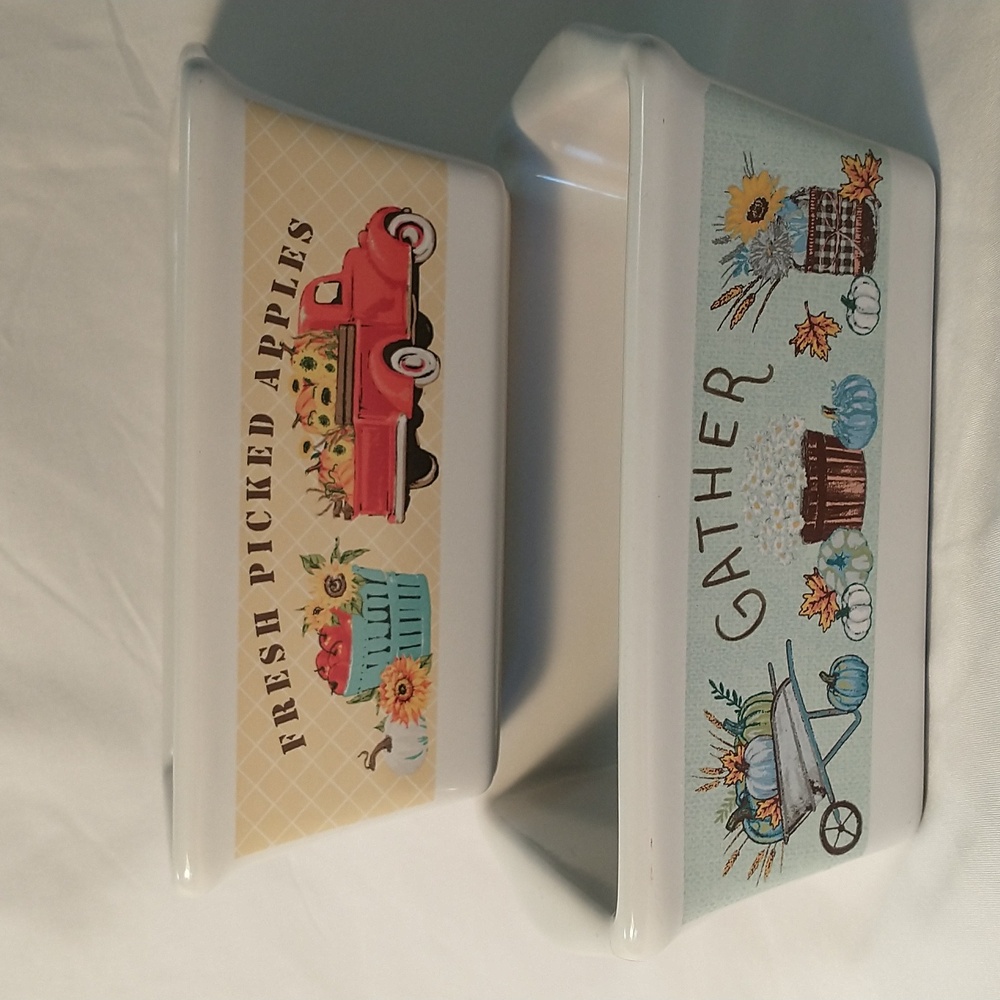Pair Of Royal Norfolk Ceramic Mini Loaf Pans